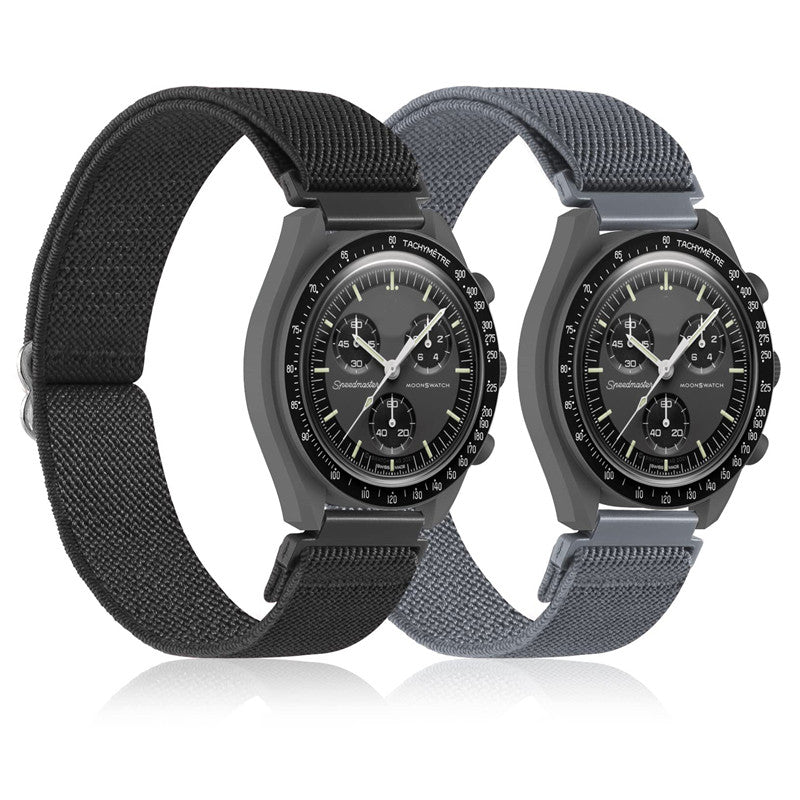 2 Nylon Armbänder Kombination für Swatch X Omega Moonswatch